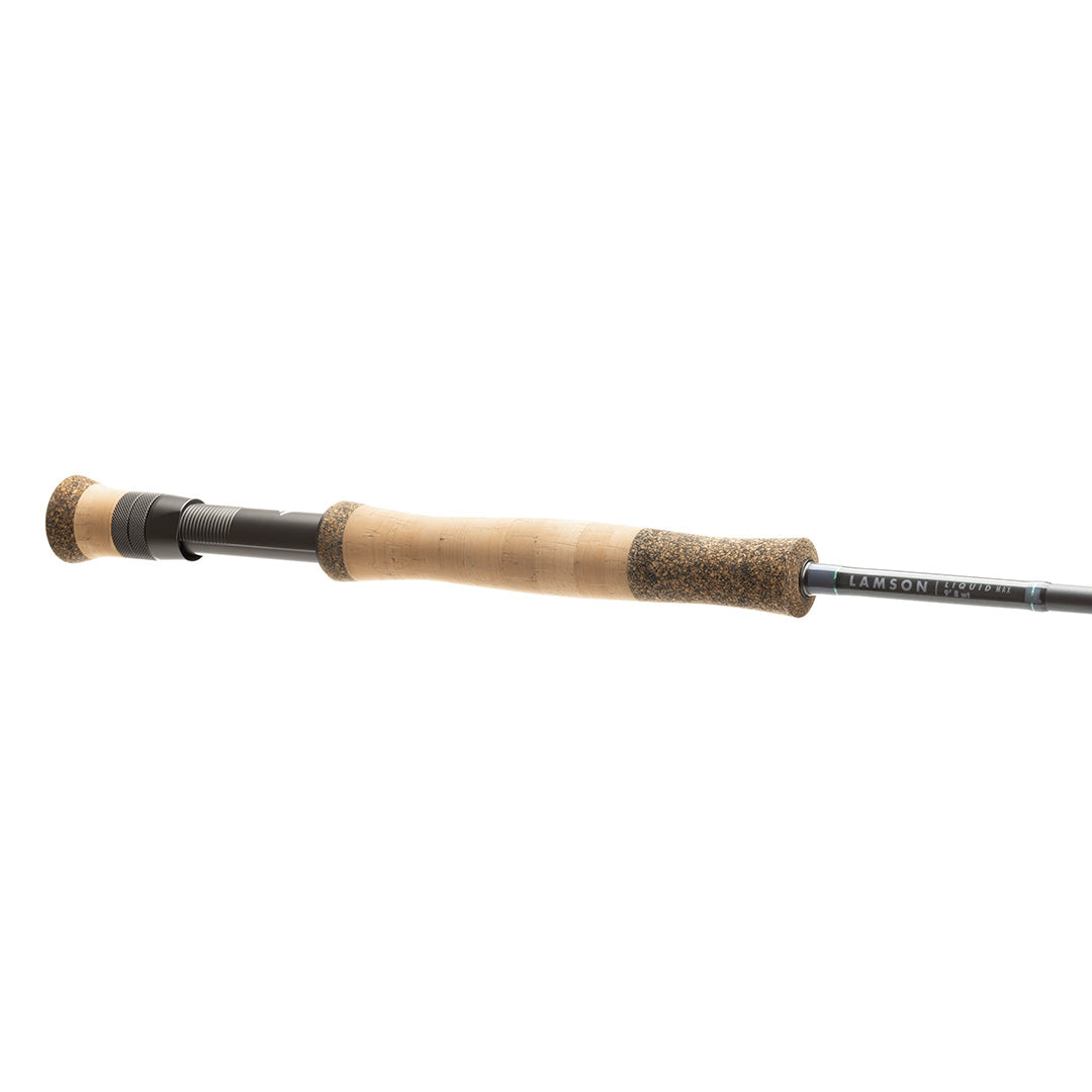 Lamson Fly Fishing Liquid Max Rod cork handle view