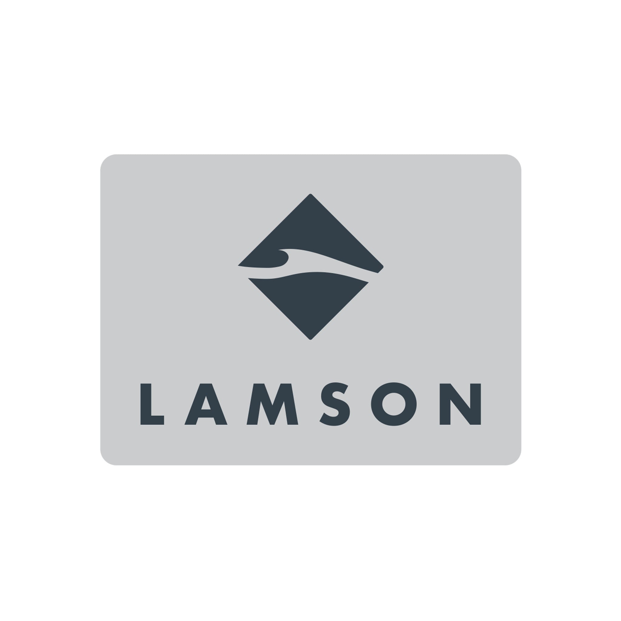 Rectangle Sticker LAMSON Gray