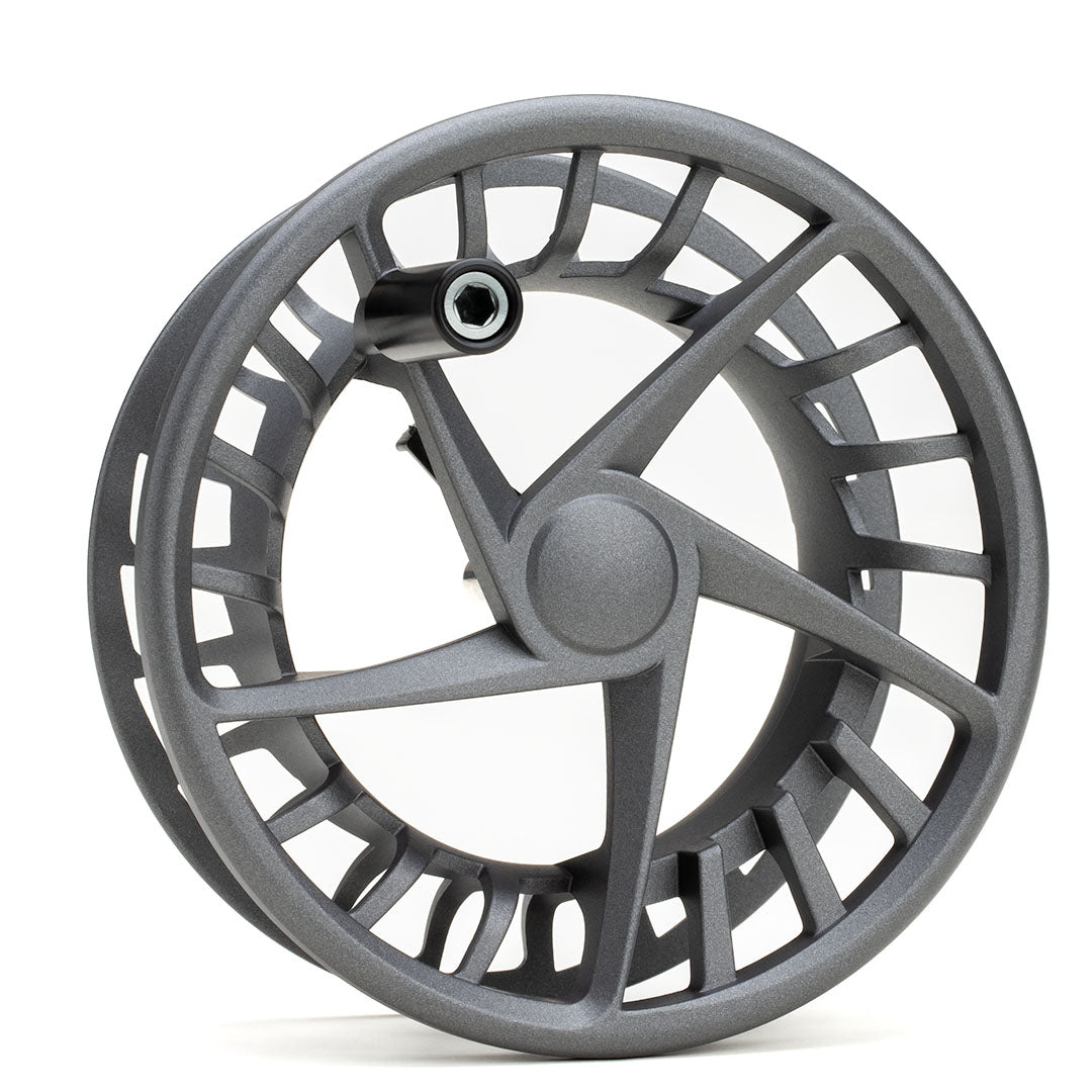Lamson Fly Fishing Liquid S HD Spool Smoke front view