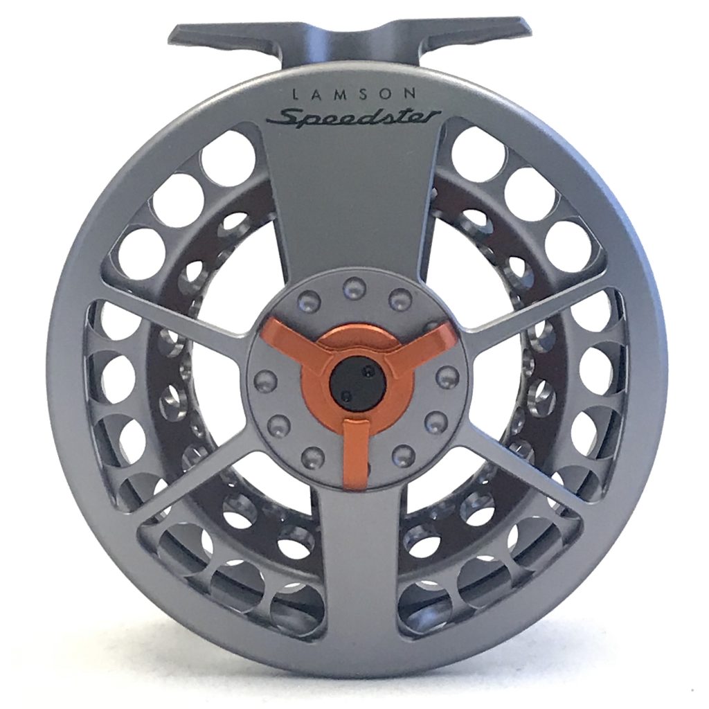Speedster Grey & Orange Spool (Legacy) Reels LAMSON