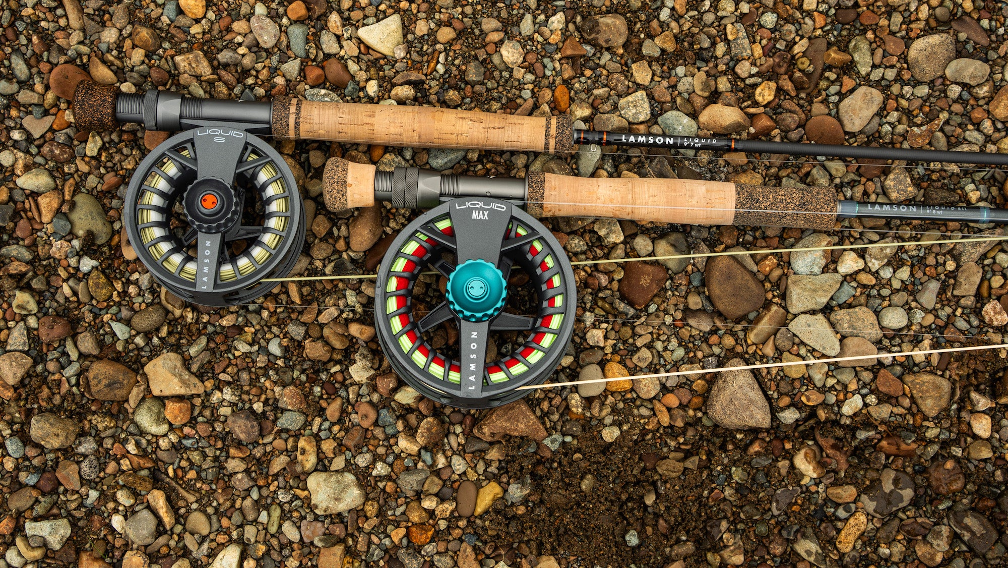 Lamson liquid and liquid max fly fishing rod and reel combo