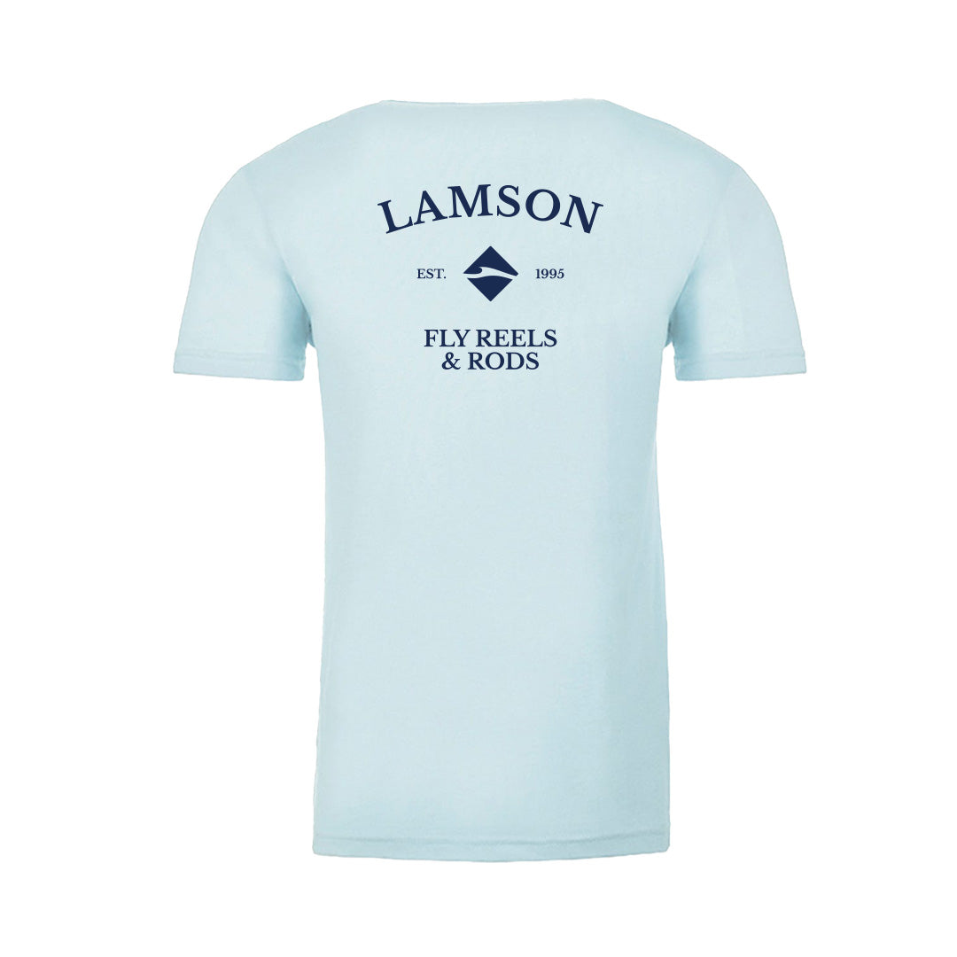 LAMSON Beach Comber T-Shirt - Light Blue Apparel   