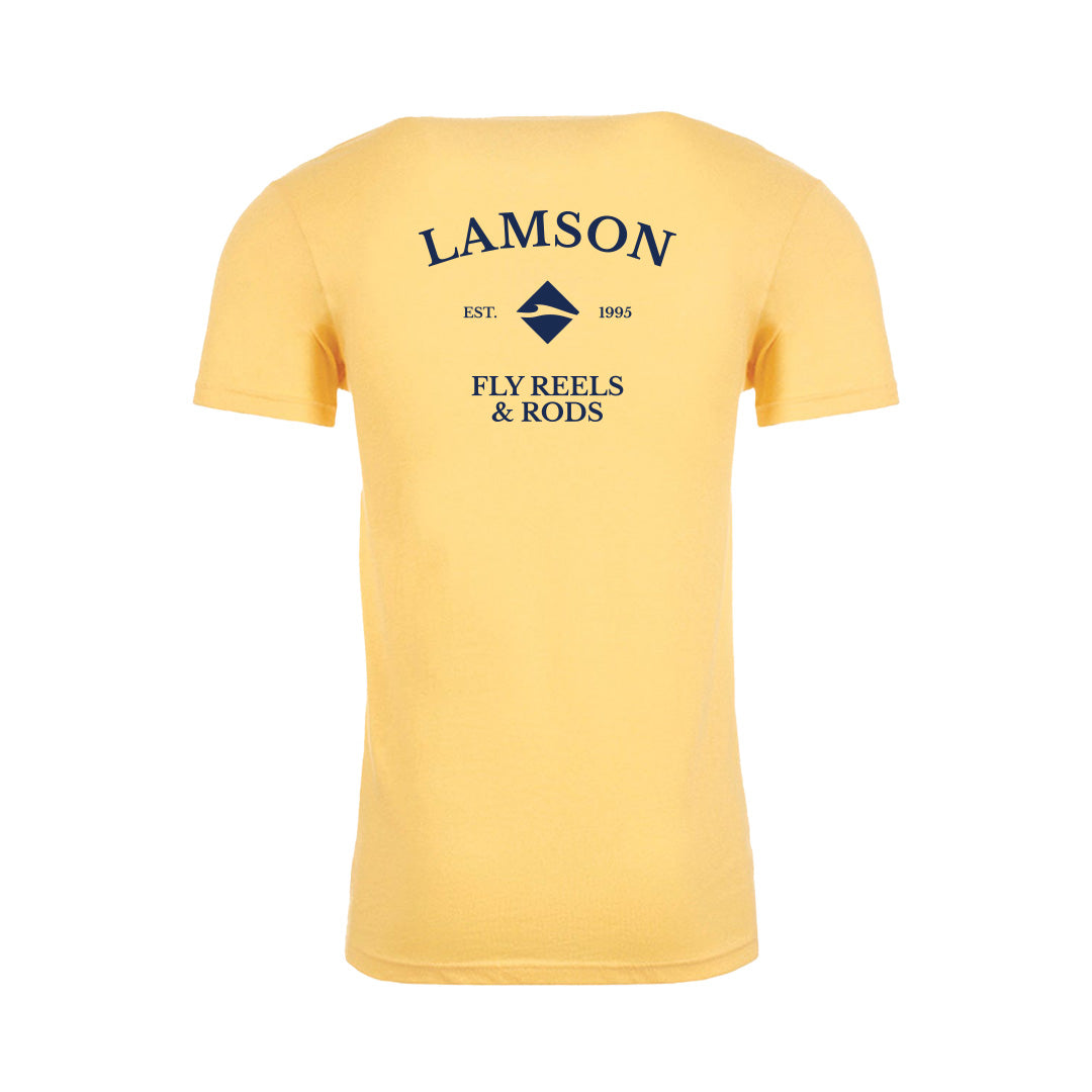 LAMSON Beach Comber T-Shirt - Light Yellow Apparel   