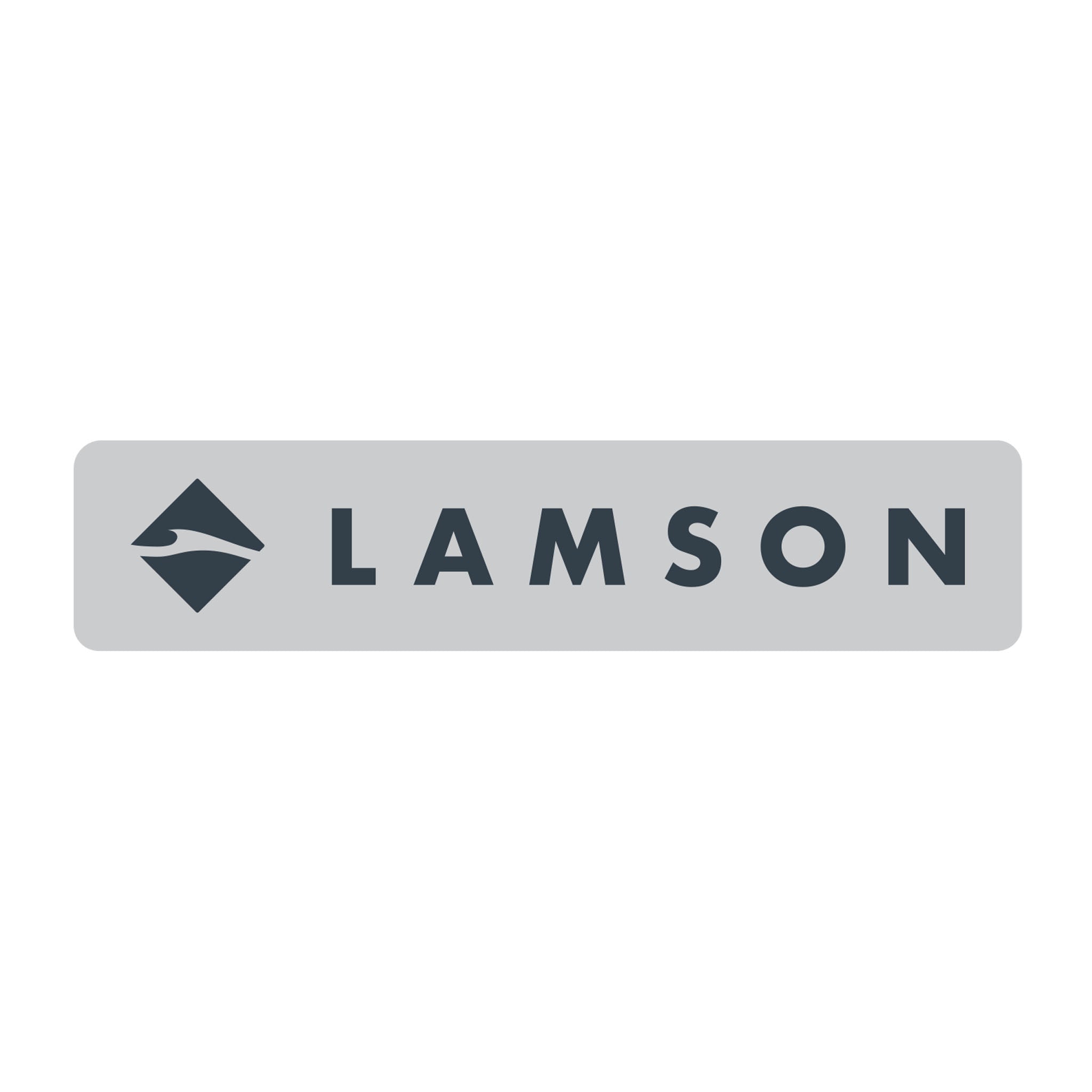 Mini Bumper Sticker Accessories LAMSON Gray  