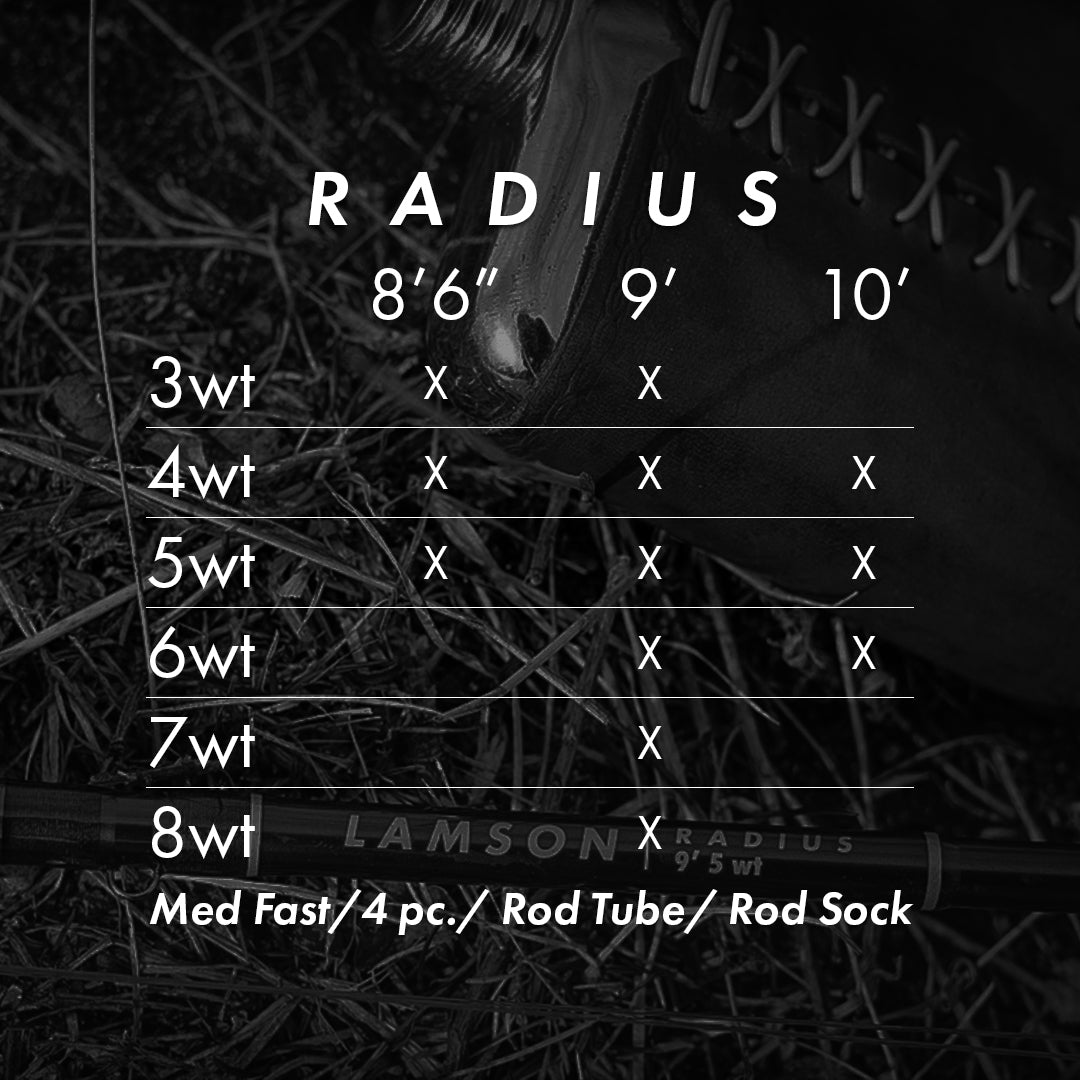Lamson Radius Fly Fishing Rod