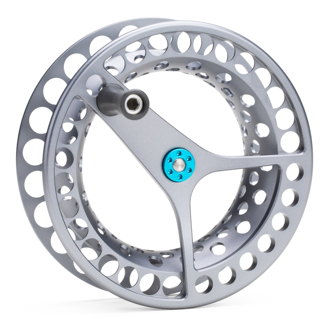 Lamson Fly Fishing Force SL Series II -5+ Spool Azure handle view