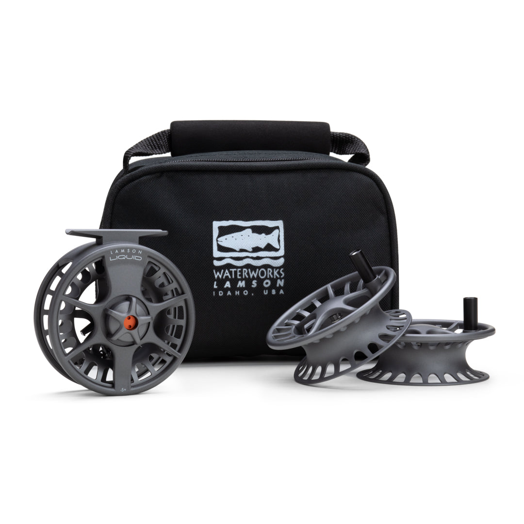 Liquid 3-Pack Fly Fishing Reel & Spools – LAMSON